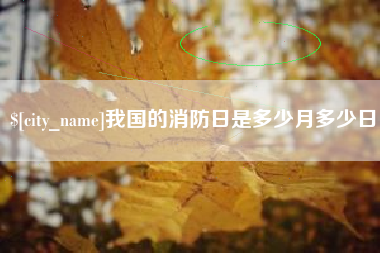 曹县我国的消防日是多少月多少日