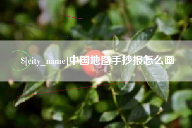 曹县中国地图手抄报怎么画