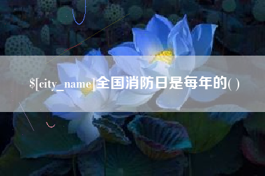 曹县全国消防日是每年的( )