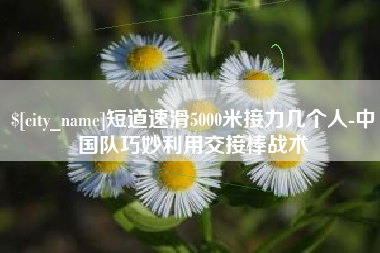 曹县短道速滑5000米接力几个人-中国队巧妙利用交接棒战术