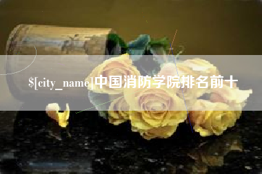 曹县中国消防学院排名前十