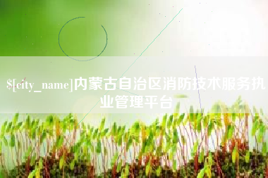 曹县内蒙古自治区消防技术服务执业管理平台