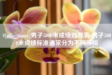 曹县男子5000米成绩对照表-男子5000米成绩标准通常分为不同等级