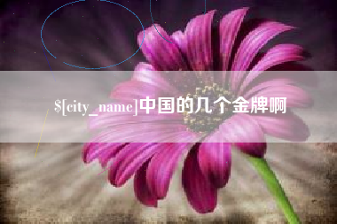 曹县中国的几个金牌啊