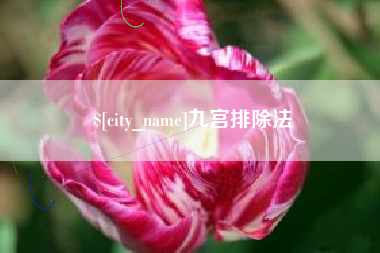 曹县九宫排除法