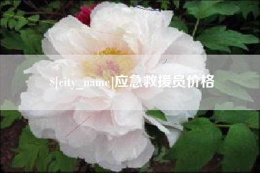 曹县应急救援员价格