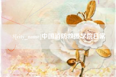 曹县中国消防救援学院日常