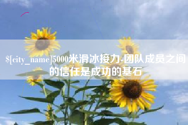 曹县5000米滑冰接力-团队成员之间的信任是成功的基石