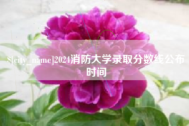 曹县2024消防大学录取分数线公布时间