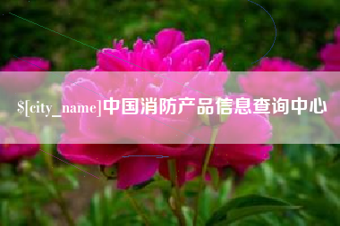 曹县中国消防产品信息查询中心