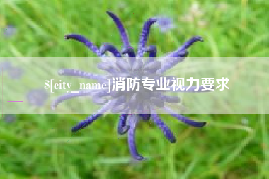 曹县消防专业视力要求