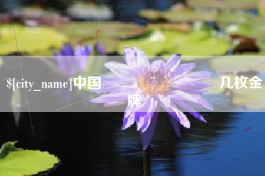 曹县中国🇨🇳几枚金牌