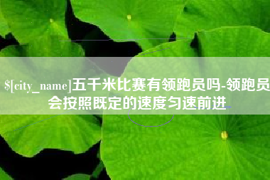 曹县五千米比赛有领跑员吗-领跑员会按照既定的速度匀速前进
