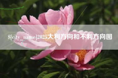 曹县2025大利方向和不利方向图