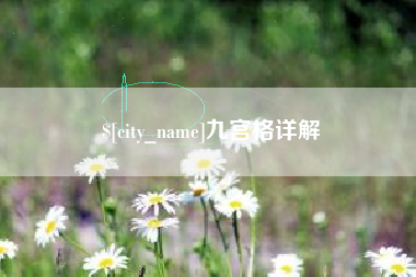 曹县九宫格详解