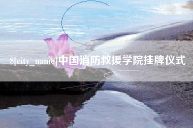 曹县中国消防救援学院挂牌仪式