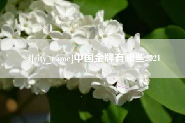 曹县中国金牌有哪些2021